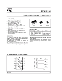 Datasheet M74HC132 manufacturer STMicroelectronics